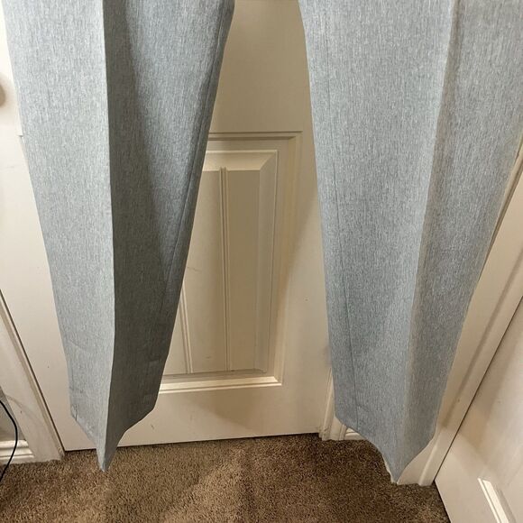 Vtg 80s Montgomery Ward Leisure Slacks Mens Sz 34 Gray Trouser Dress Pants - Picture 3 of 9